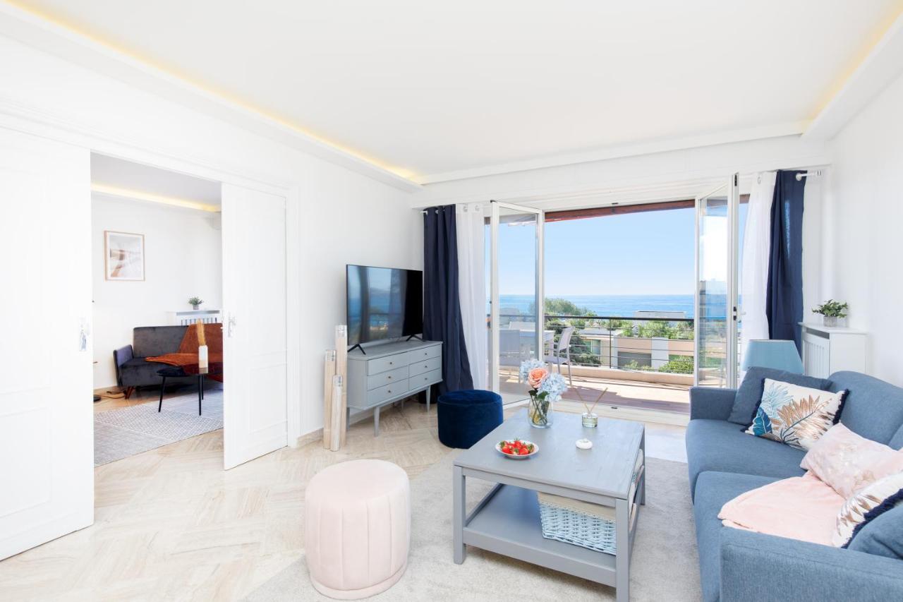 Suite Riviera - Sea View - Clim - 50M Plage - Residence De Standing - Spacieux 180 M2 - Parking كان المظهر الخارجي الصورة